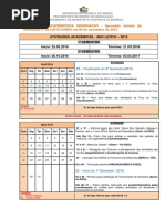 Calendário Acadêmico-2016