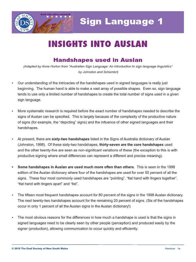 auslan sign language book free download