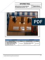 Informe Final Lab. Maq. Elec. - Transformador