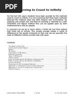 Re-Learning to Count to Infinity