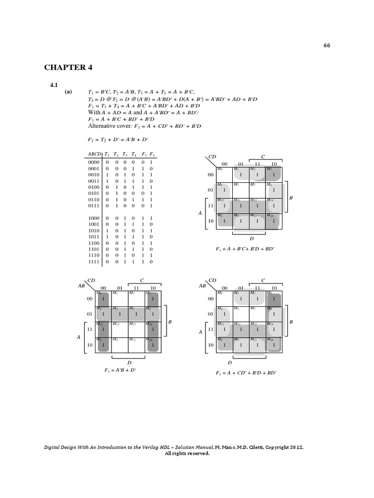 Digital Design Solution | PDF | Hardware Description Language ...