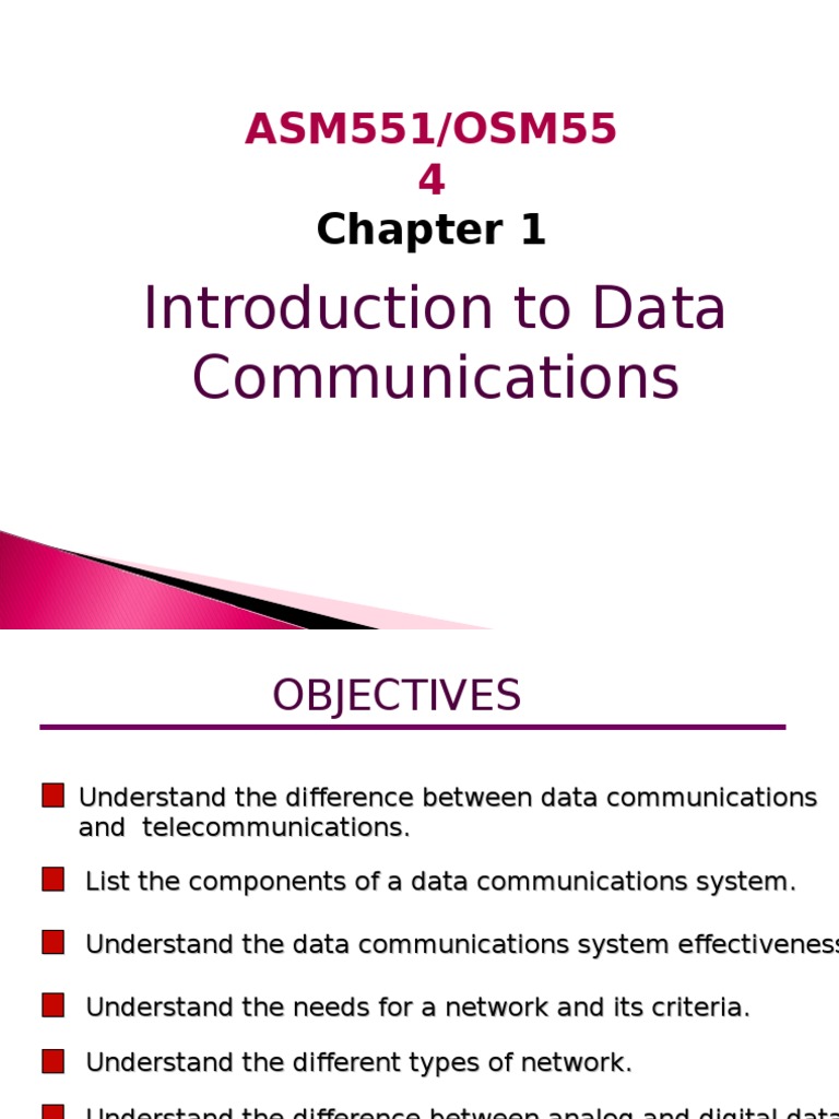 Introduction To Data Communications | PDF