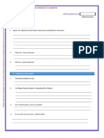 Kongsberg Oil and Gas Interview Form