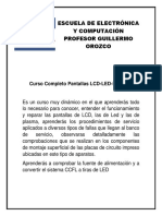Temario Pantallas LCD Led PDP