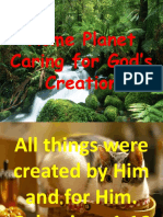 Home Planet Caring For God's Creation