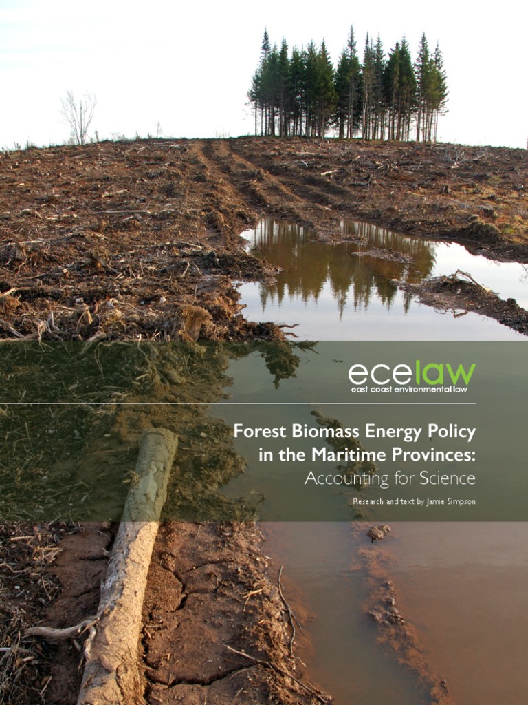 Forest Biomass Energy Policy in The Maritime Provinces: Accounting For ...