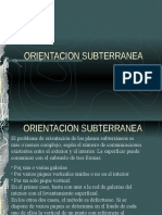 Orientacion Subterranea