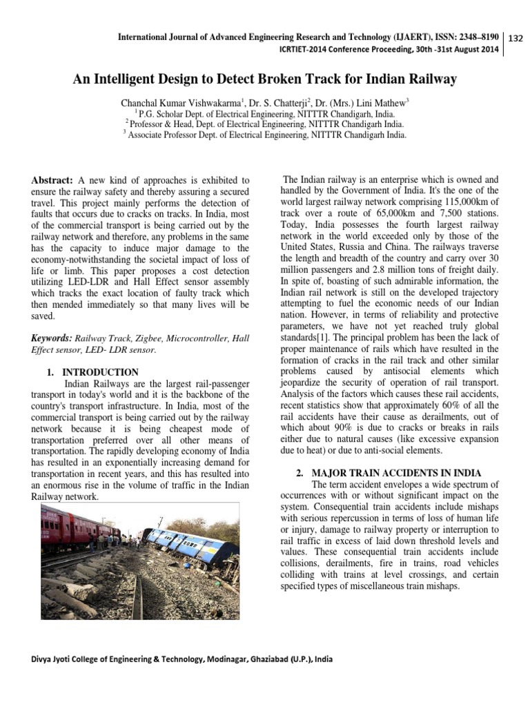 Intelligent Railway Track Fault Detection | PDF | Rail Transport ...