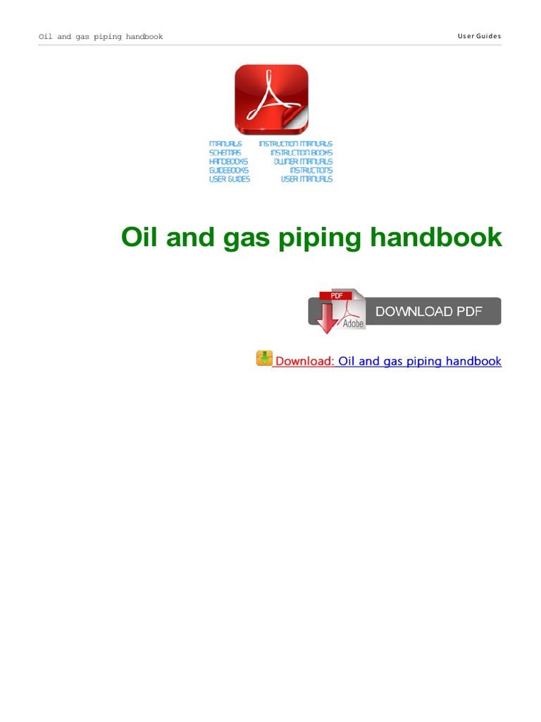 Oil and Gas Piping Handbook Overview | PDF | Natural Gas | Pipeline ...
