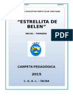 Carpeta Estrellita de Belen 2015