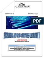 PDS LAB 1 Manual