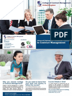 Adv Diploma in Profersional Practice in Contract Management