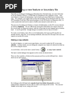 D. Creating A New Feature or Boundary File: Making A Map Editable