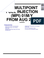 13A Multipoint Fuel Injection (MPI) 01M/Y From Aug 2001: Main Index 13 Index