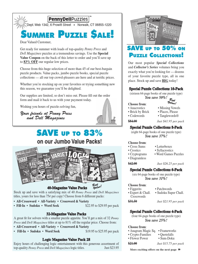 1342 Web | PDF | Crossword | Puzzles