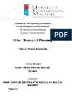 Assignment Urban Future Transpotr