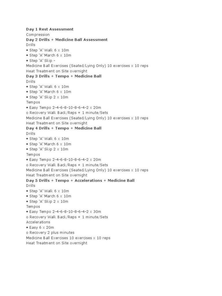 Hamstring Injury Protocol | PDF | Injury | Clinical Medicine