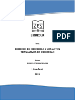 La Propiedad Inmueble en El Derecho Civil Peruano