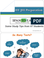 139718346 Tips on IIT JEE Preparation