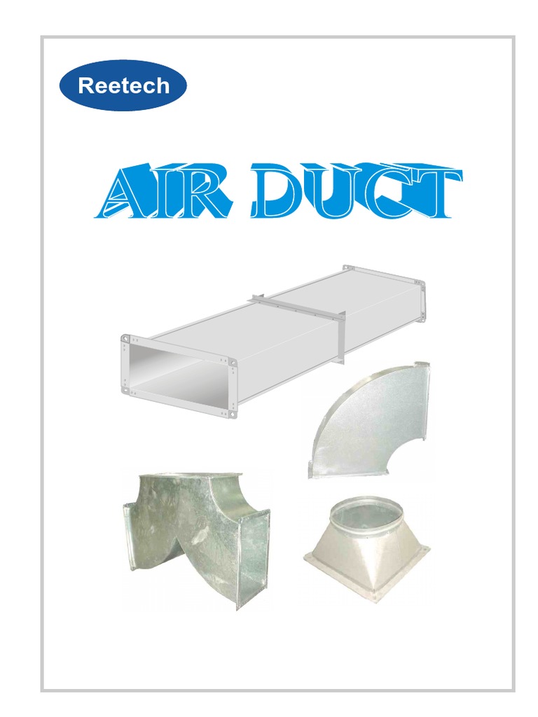 Air Duct PDF Duct (Flow) Sheet Metal