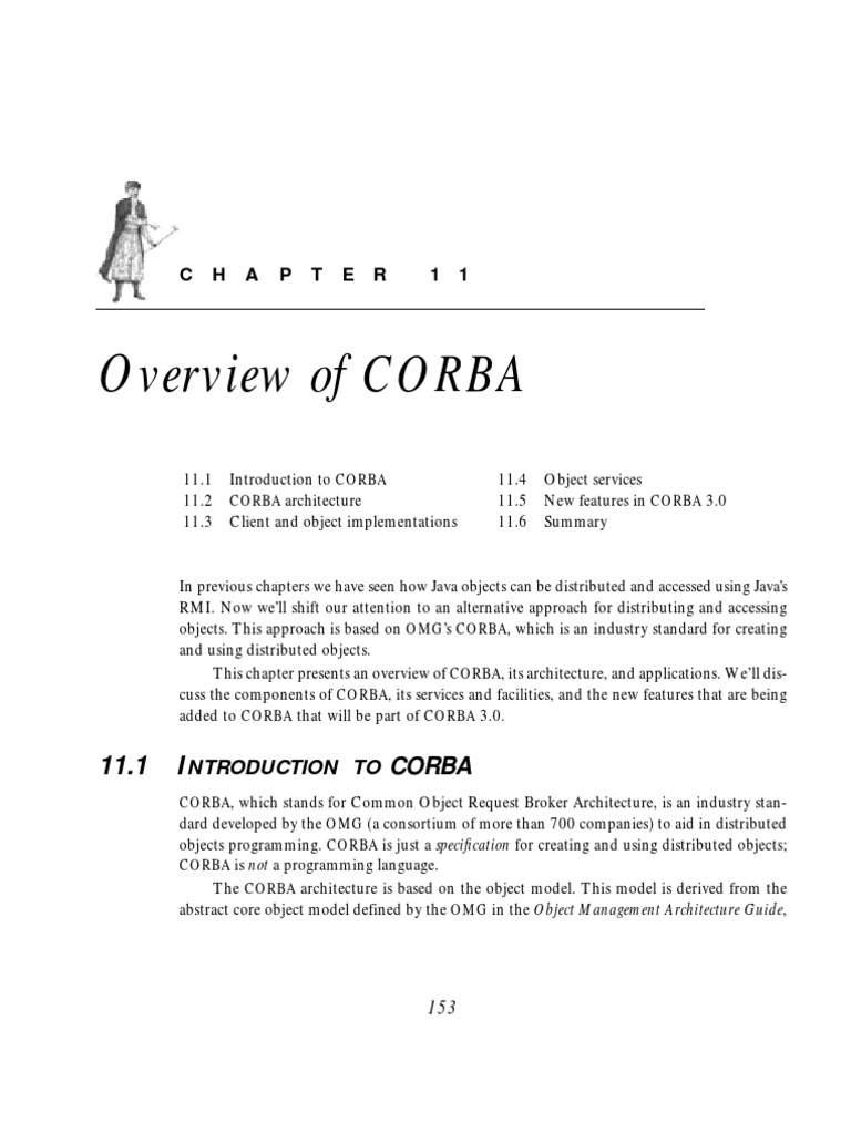 Overview of CORBA Architecture | PDF