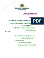 Assignment On Cases in Hospitality Industry