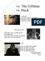 The Gill Man Vs Buck Vs Caesar. by Santino and Lucas T.odt