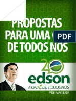 Conheça Edson Santana, candidato à presidência da OAB/CE