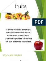 Frutas en Inglés 