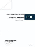 3500 Retractable Corrosion Probe Manual