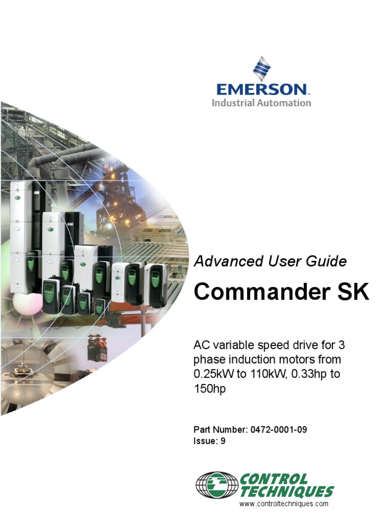 Emerson Commander SK PDF PDF Parameter Programming