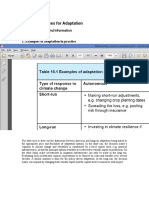 Policy Responses For Adaptation