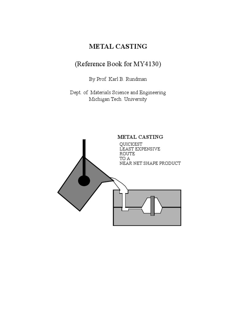 Metal Casting | PDF | Casting (Metalworking) | Foundry