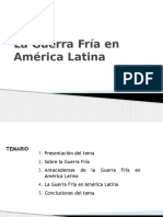 Guerra Fria y America Latina