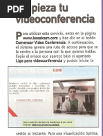 Empieza tu videoconferencia