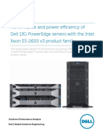 Performance and Power Efficiency of Dell PowerEdge Servers With E5-2600 v3