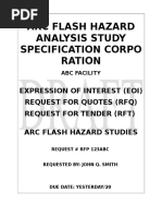 20 - Arc Flash Study Specification