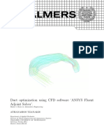 Duct Optimization Using Fluent Adjoint Solver