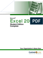 Custom Guide Microsoft Office Excel 2003