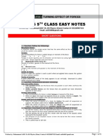 9th Physics CHAPTER 4 S.Q Numerical Problems