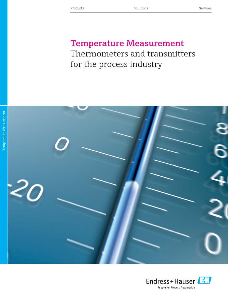 Temperature Measurement: Thermometers and Transmitters For The Process ...