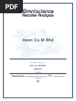 Download Aeon Co M Bhd Malaysia by DataGroup Retailer Analysis SN293958415 doc pdf