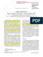 Sagittal Imbalance of Spine