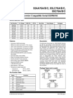 8K Microwire Compatible Serial EEPROM: 93AA76A/B/C, 93LC76A/B/C, 93C76A/B/C