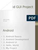 Android GUI Project: John Hurley CS 454