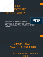 History of Architecture by Walter Gropius