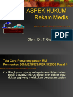 Aspek Hukum Rekam Medis