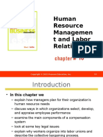 Human Resource Managemen T and Labor Relations: Inc. Publishing As Prentice Hall