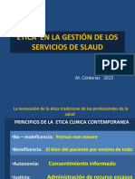 Etica en La Gestión de Los Servicios