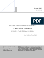 Kicillof y Nahon Causas de La Inflación Actual en La Argentina